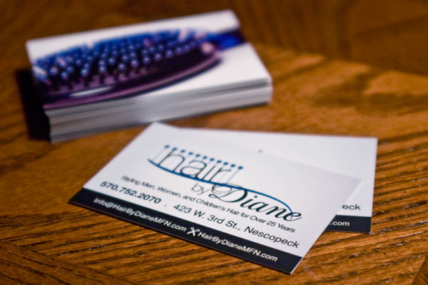 Hair by Diane Business Card